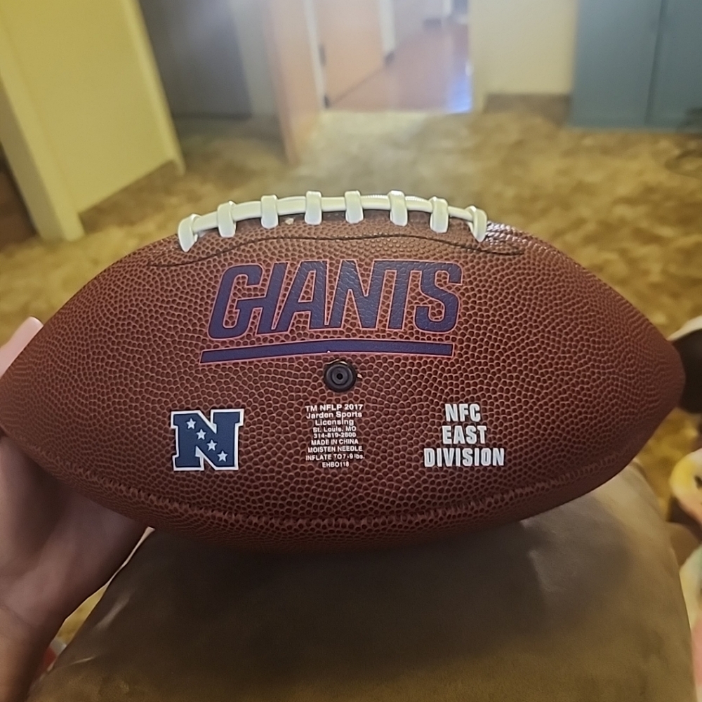 Rawlings New York Giants Game Time Official Size Football 2017